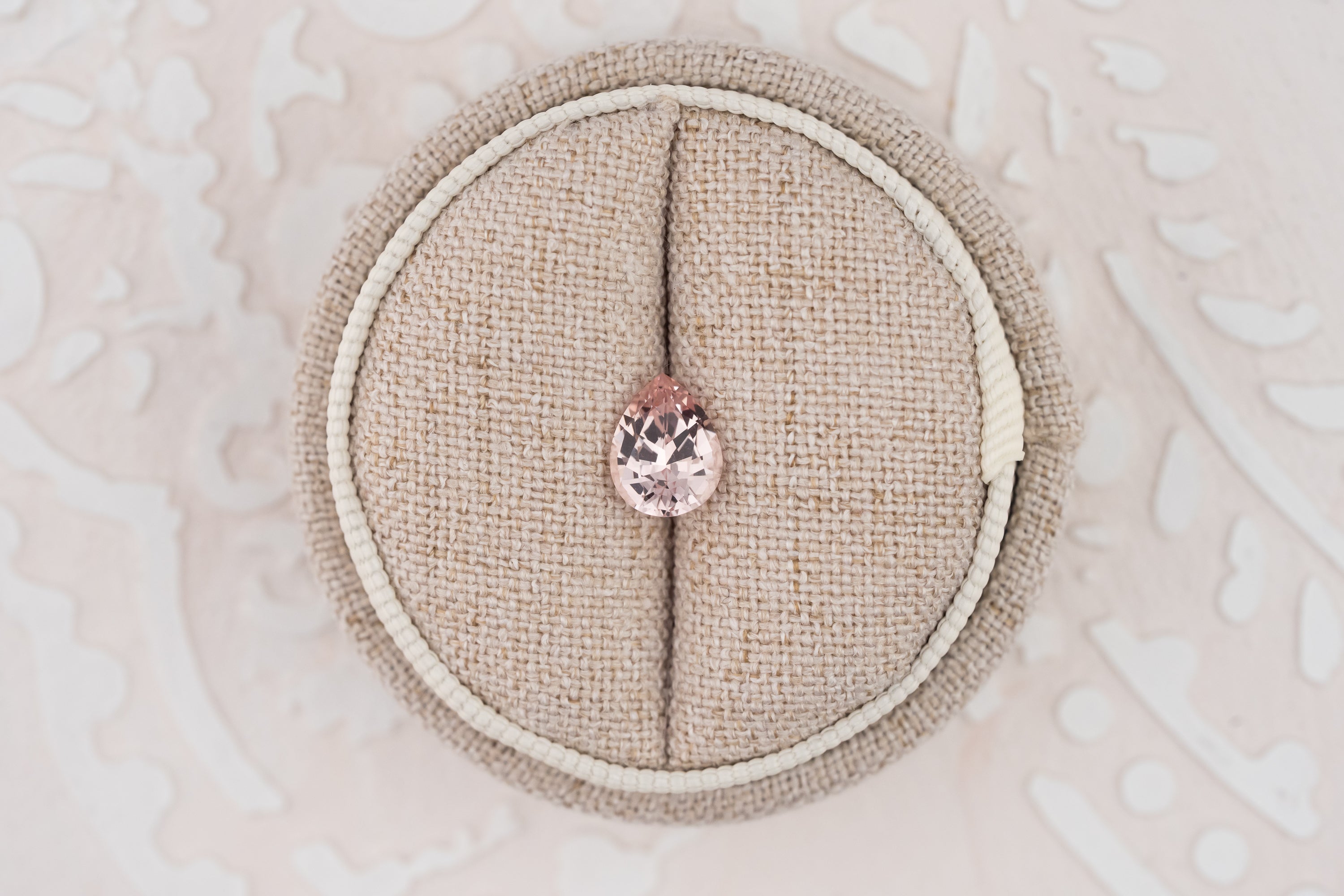 1.71 CT Pear Light Pink Sapphire - Lavender Creek Gems 