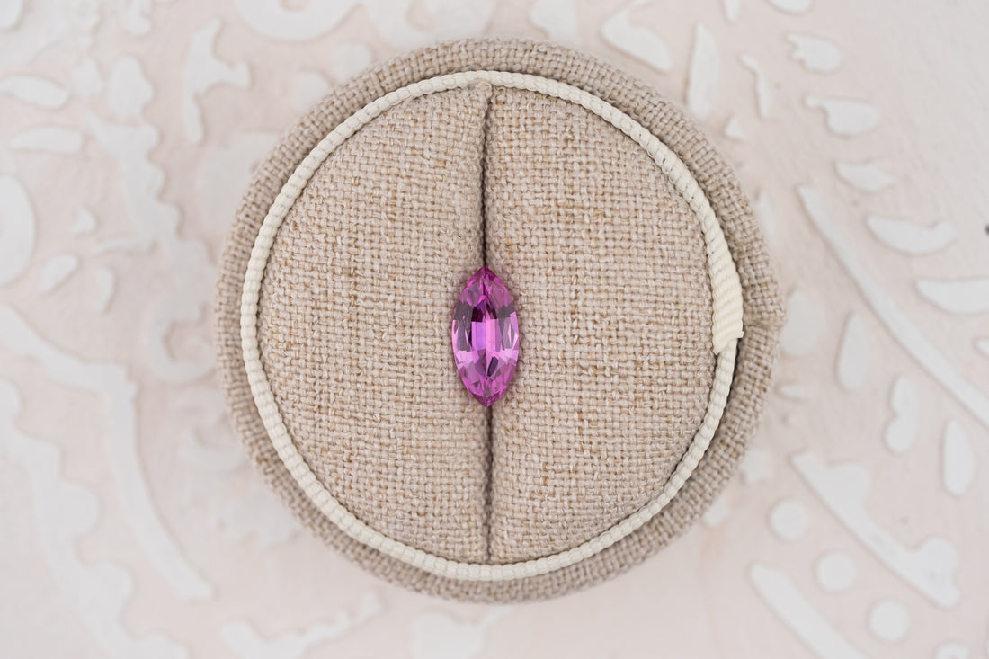 1.62 CT Marquise Deep Pink/Magenta Sapphire - Lavender Creek Gems 