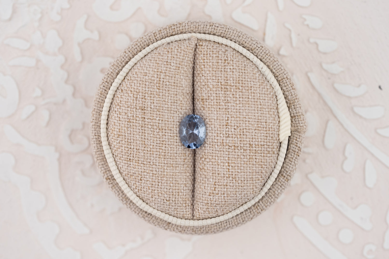 0.88 CT Oval Cut Cornflower Blue Sapphire - Lavender Creek Gems 