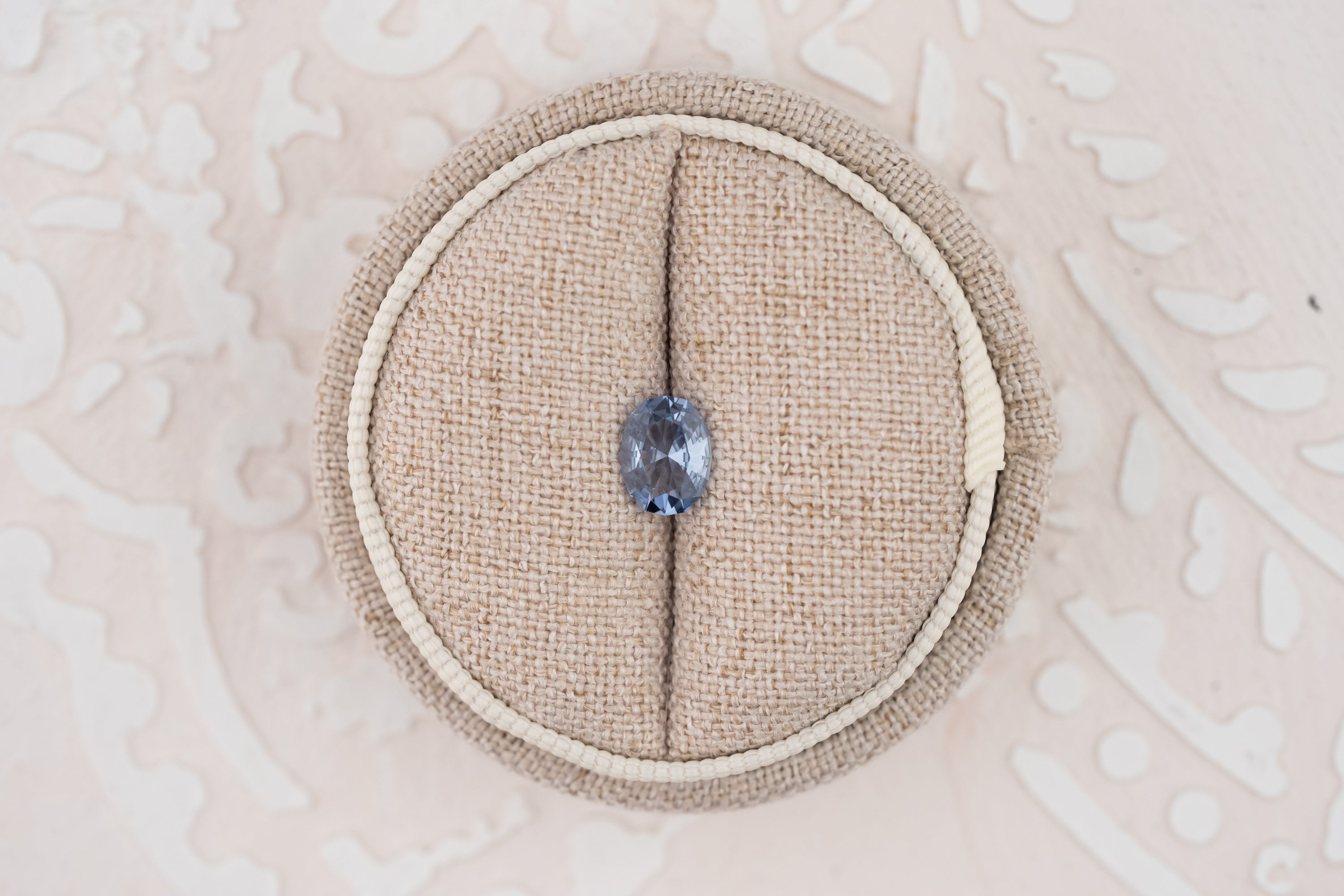 0.88 CT Oval Cut Cornflower Blue Sapphire - Lavender Creek Gems 