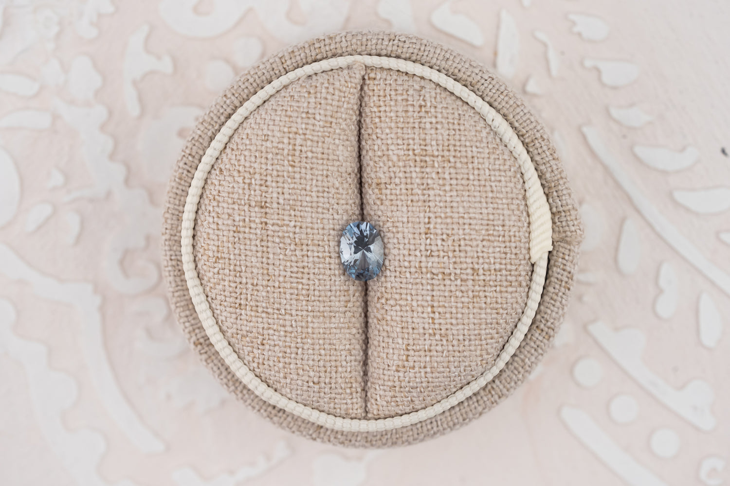 0.73 CT Oval Cut Cornflower Blue Sapphire - Lavender Creek Gems 