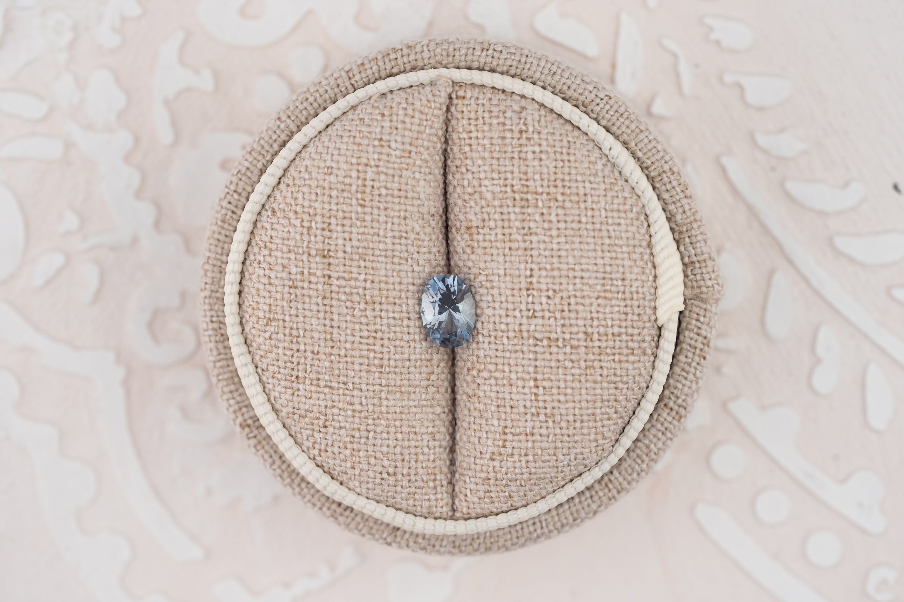 0.73 CT Oval Cut Cornflower Blue Sapphire - Lavender Creek Gems 