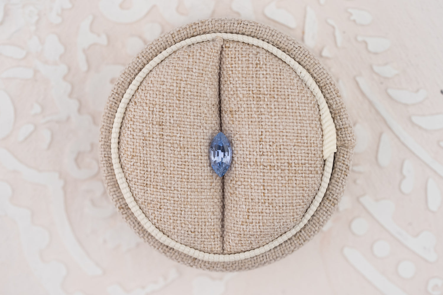 0.71 CT Marquise Cut Light Blue Sapphire - Lavender Creek Gems 