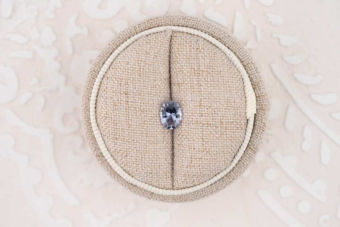 0.81 CT Oval Cut Purple/Blue Sapphire - Lavender Creek Gems 