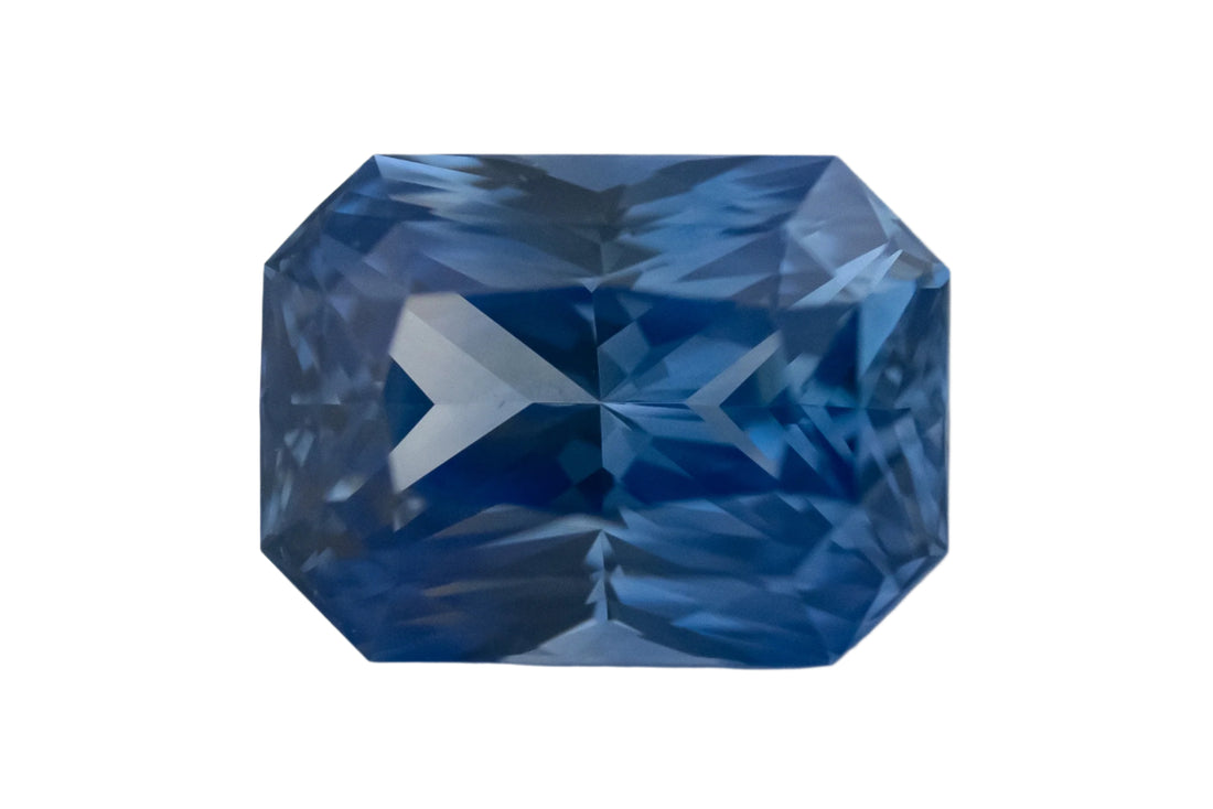 2.54 CT Radiant Cut Blue Sapphire - Lavender Creek Gems