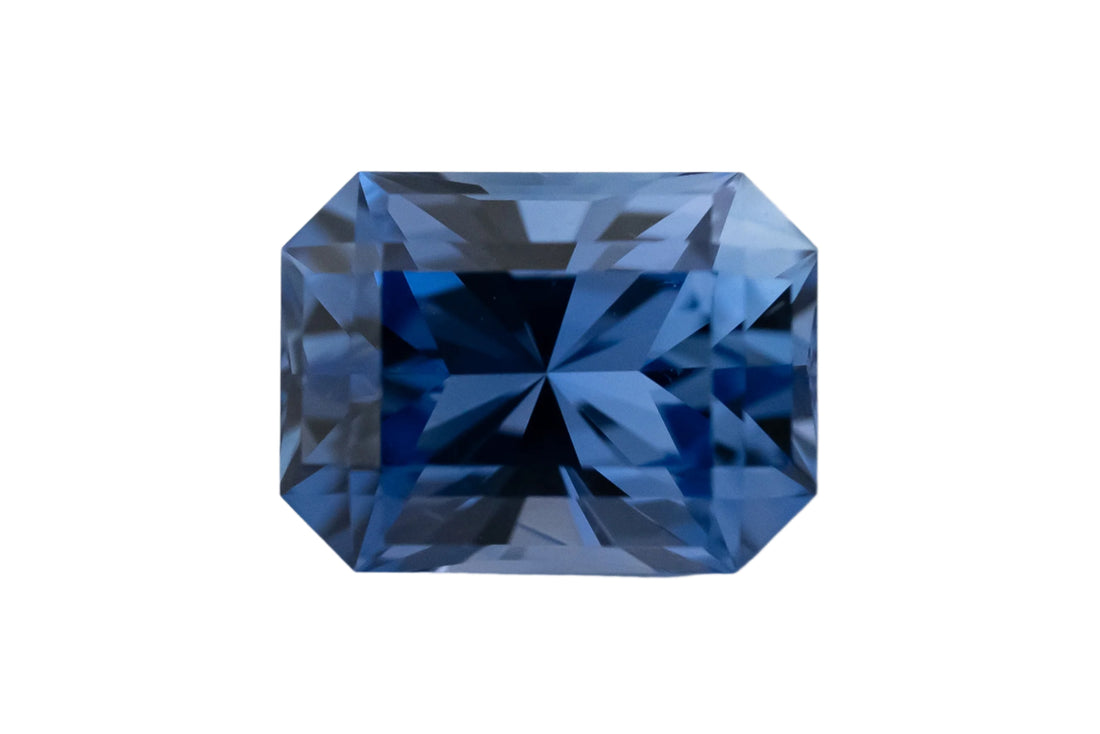 1.46 CT Radiant Cut Blue Sapphire