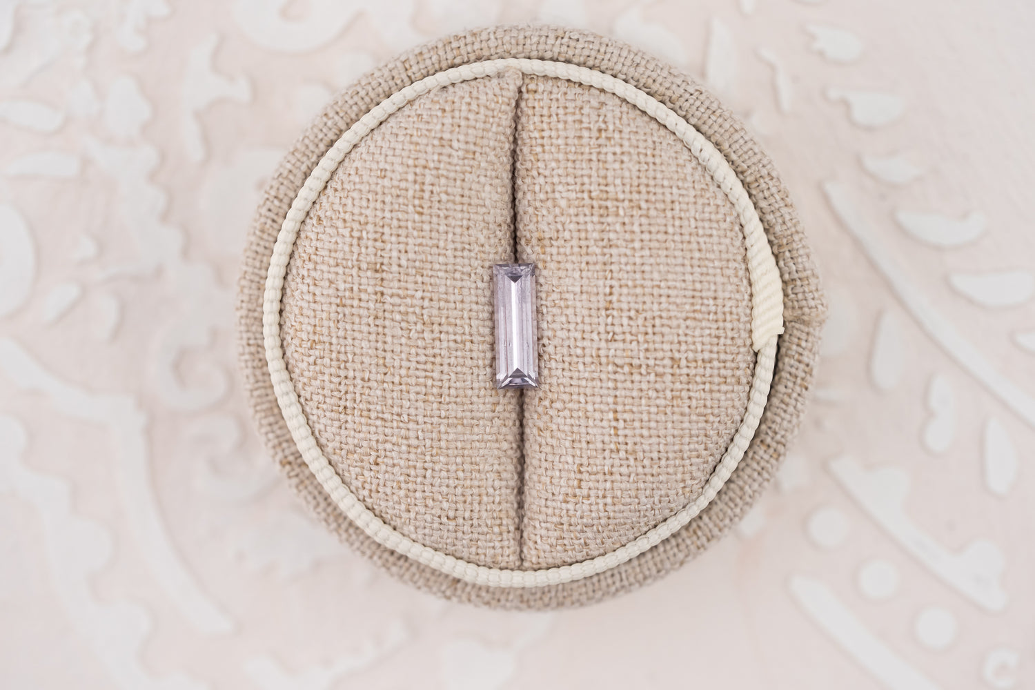 0.86 CT Baguette Cut Silver Sapphire - Lavender Creek Gems 