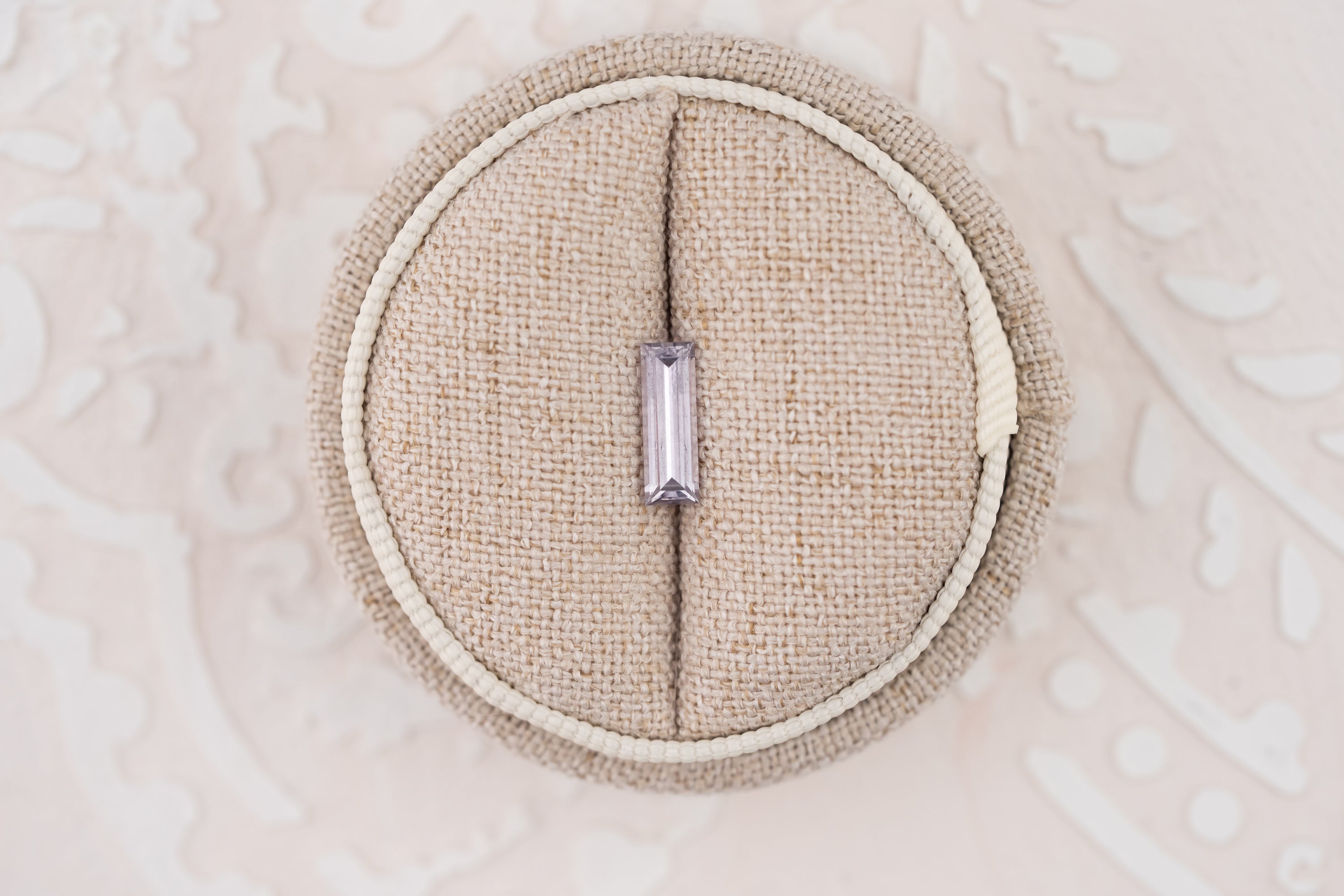 0.86 CT Baguette Cut Silver Sapphire - Lavender Creek Gems 