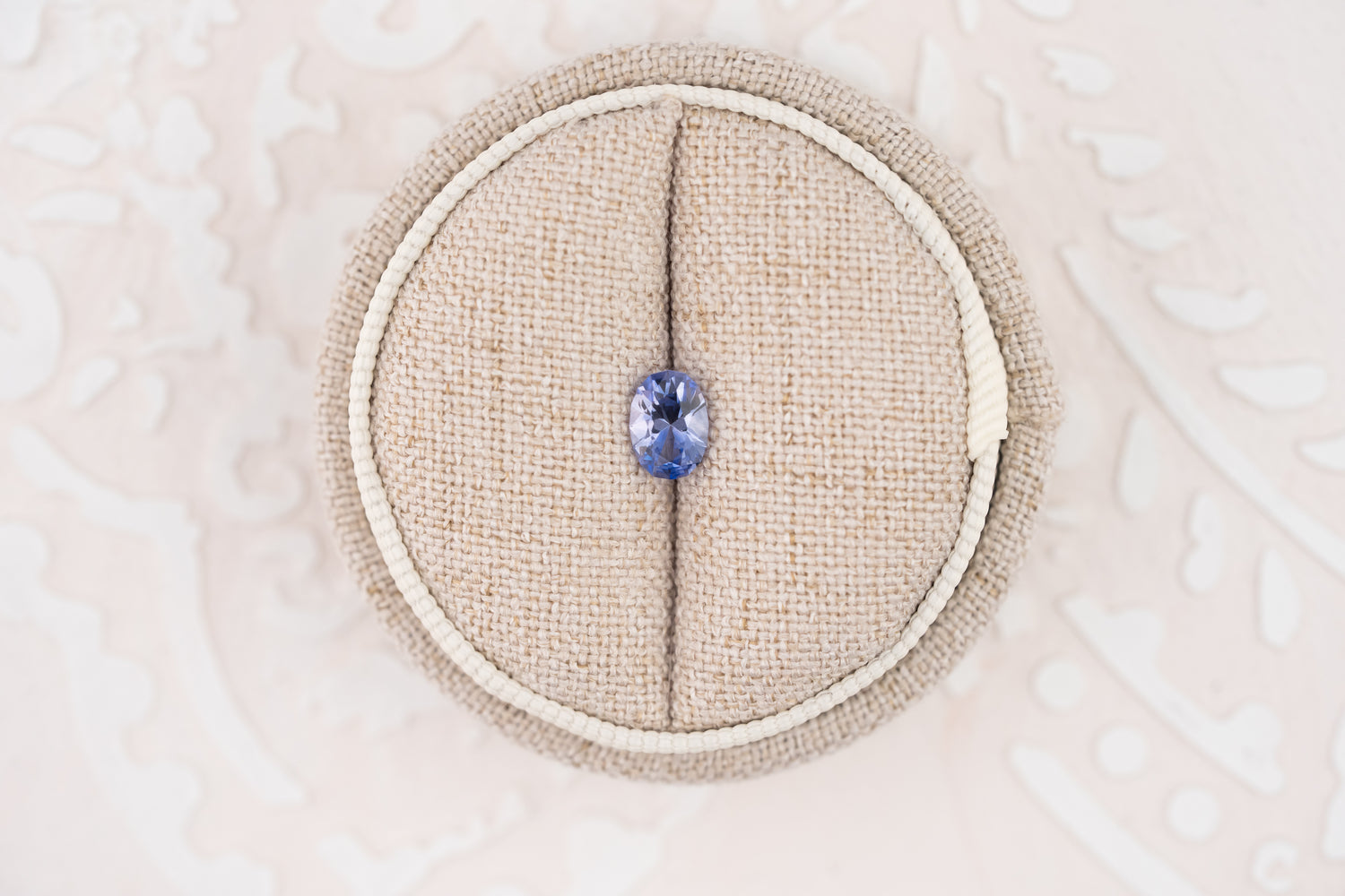 0.79 CT Oval Cut Purple Sapphire - Lavender Creek Gems 