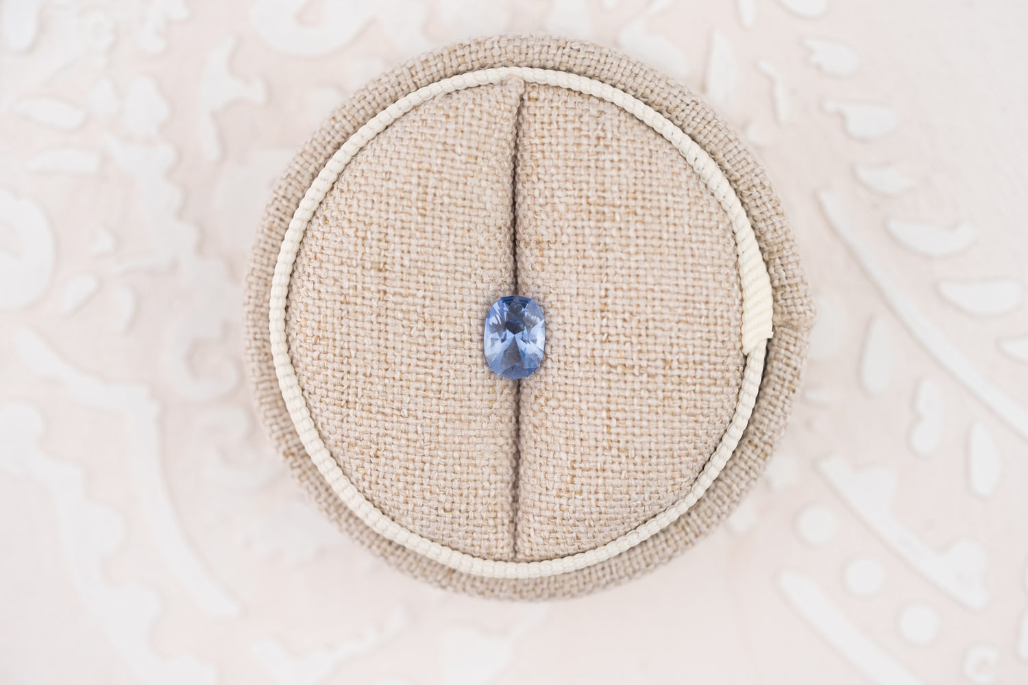 0.79 CT Oval Cut Blue Sapphire