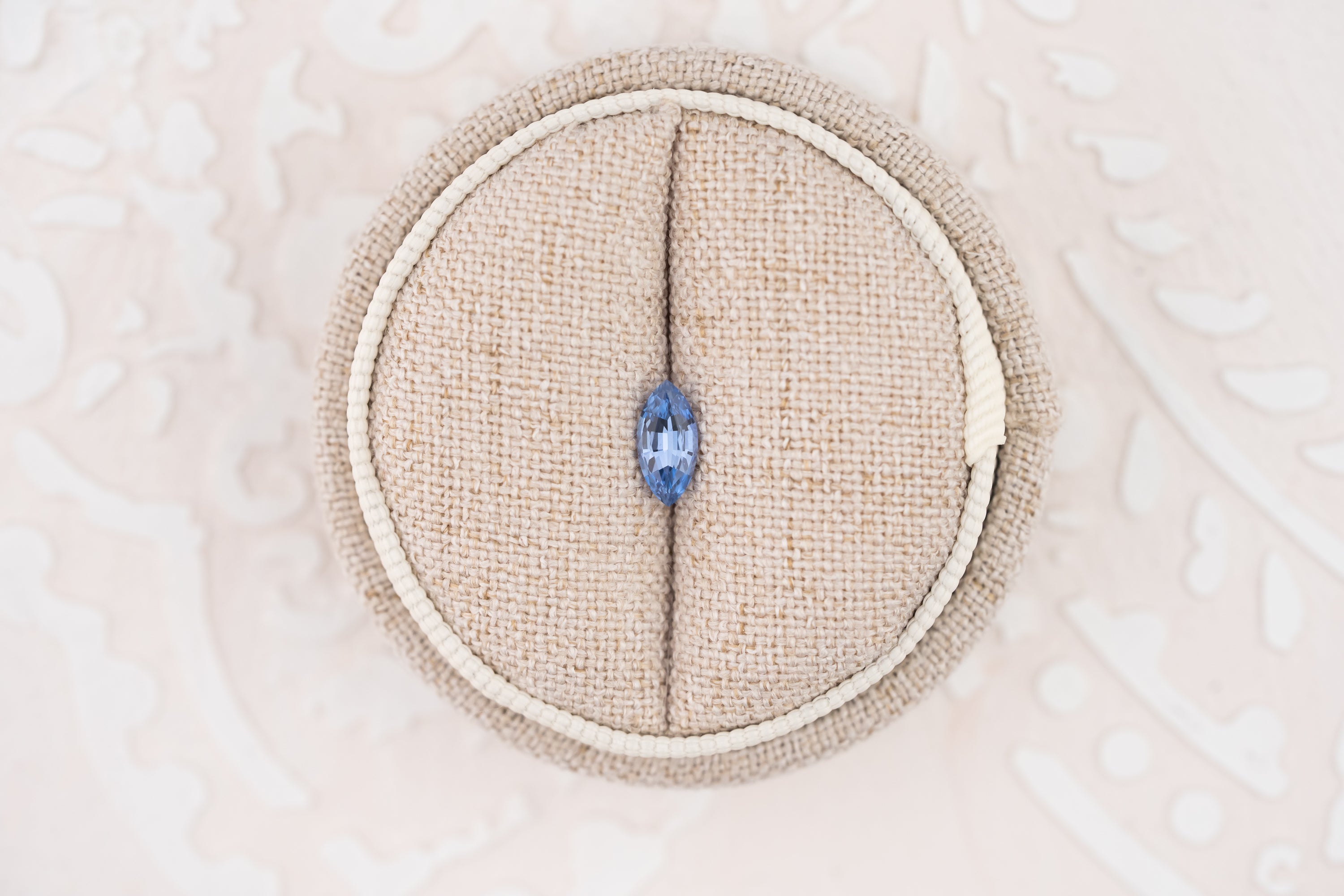 0.57 CT Marquise Cut Blue Sapphire