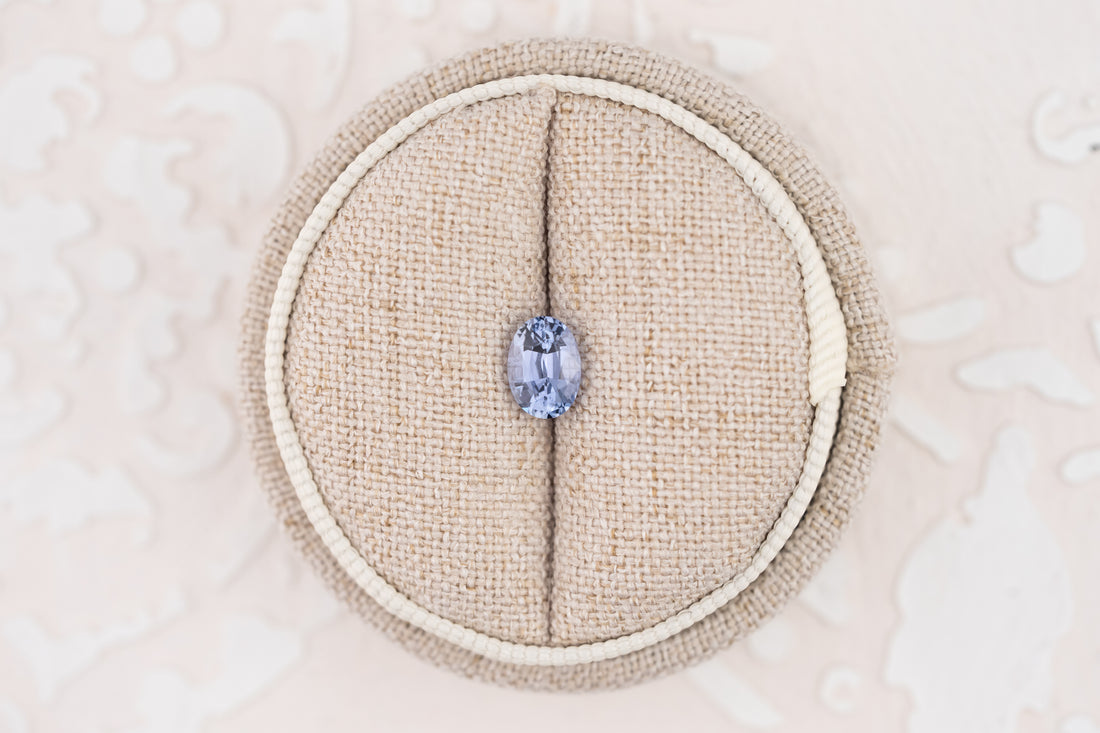1.17 CT Oval Cut Blue Sapphire