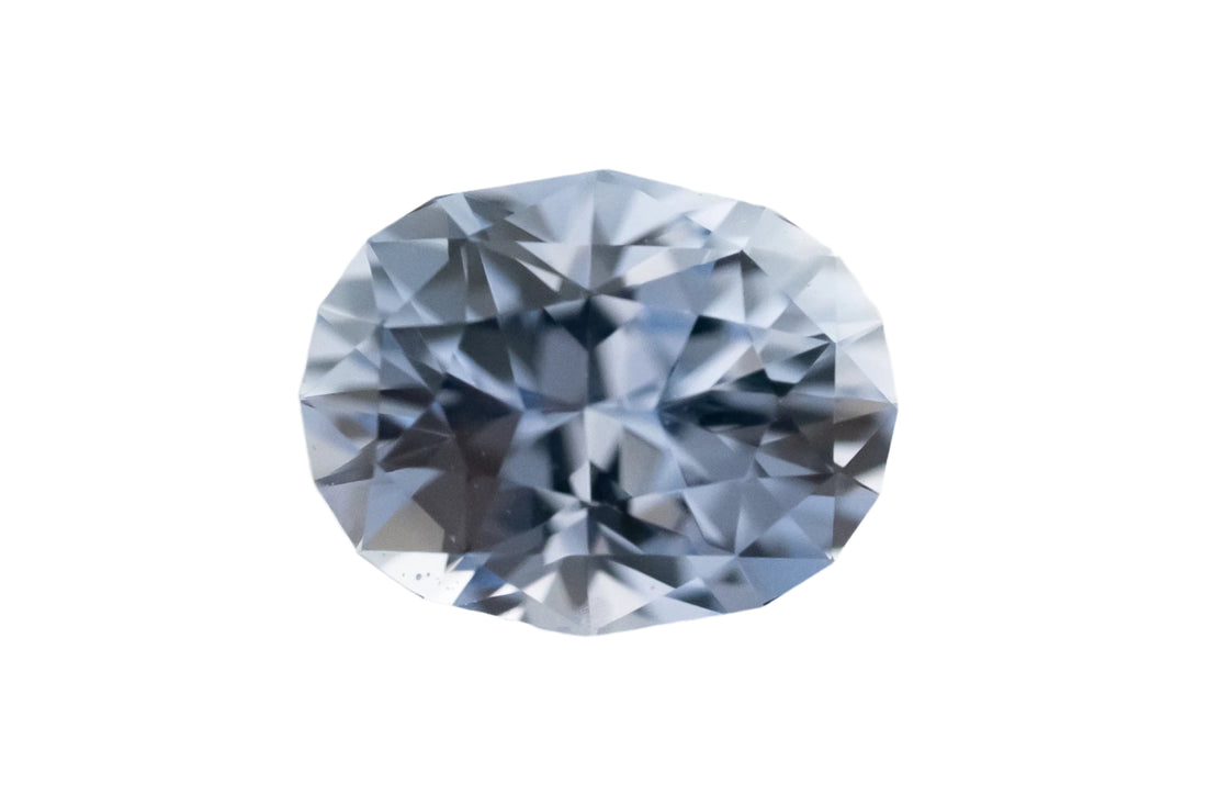 1.37 CT Oval Cut Light Blue Sapphire - Lavender Creek Gems 