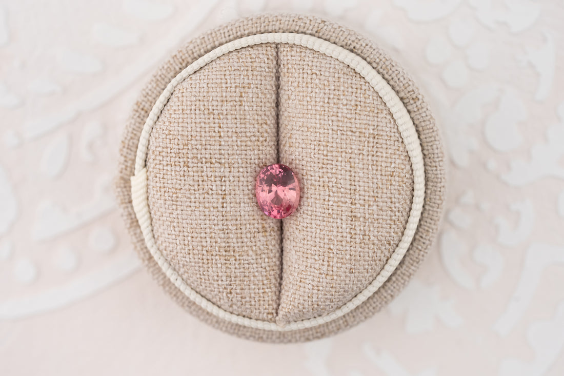 1.66 CT Oval Padparadscha Sapphire