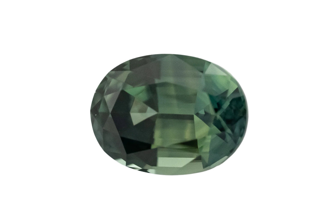 1.2 CT Oval Cut Teal Sapphire - Lavender Creek Gems 