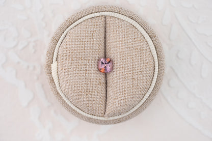 1.01 CT Cushion Cut Bicolor Pink Montana Sapphire