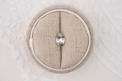 1.4 CT Marquise Cut Light Green Sapphire