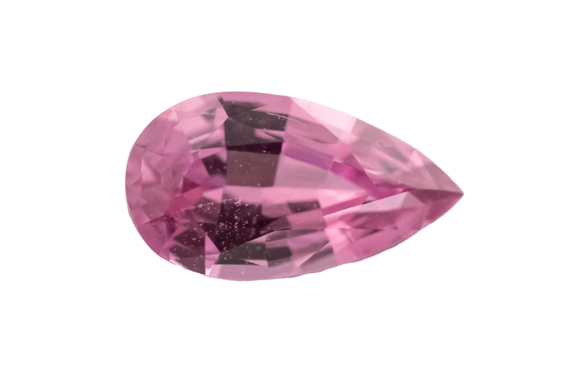 0.82 CT Pear Cut Pink Sapphire - Lavender Creek Gems 