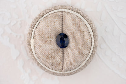 3.44 CT Oval Cut Royal Blue Sapphire