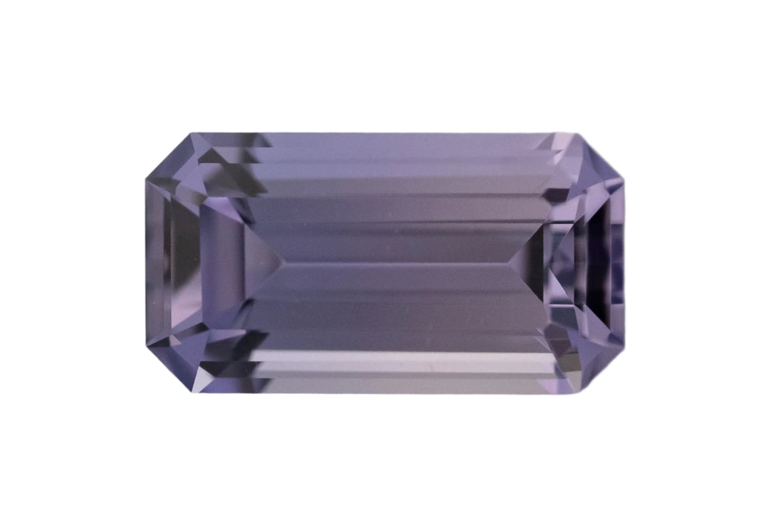 1.36 CT Emerald Cut Purple Sapphire