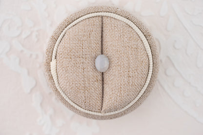 1.53 CT Oval Cut Opalescent White Sapphire