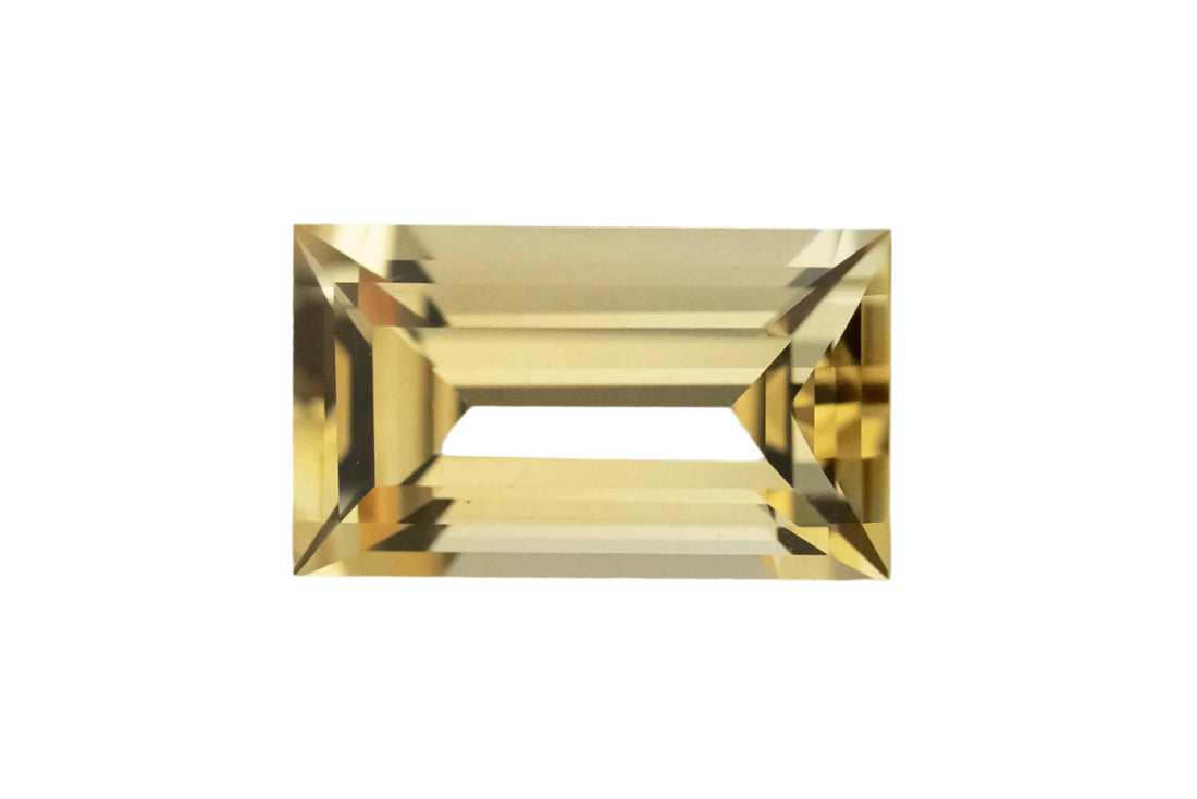 0.99 CT Baguette Cut Yellow Sapphire - Lavender Creek Gems 