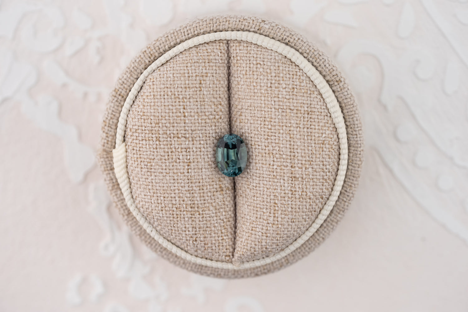 1.39 CT Oval Cut Teal Sapphire - Lavender Creek Gems 