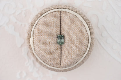 1.2 CT Radiant Cut Teal Sapphire - Lavender Creek Gems 