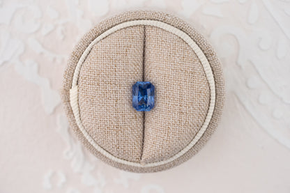 2.54 CT Radiant Cut Blue Sapphire - Lavender Creek Gems 
