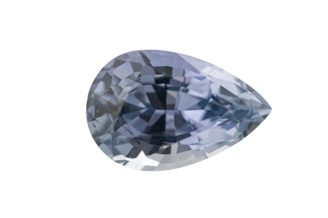 3.03 CT Pear Cut Blue/Purple Sapphire - Lavender Creek Gems 