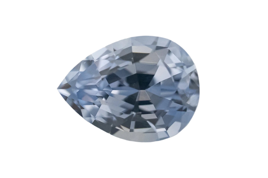 1 CT Pear Cut Light Blue Sapphire - Lavender Creek Gems 