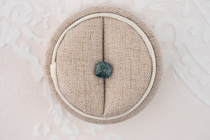 1.54 CT Cushion Cut Teal Sapphire - Lavender Creek Gems 