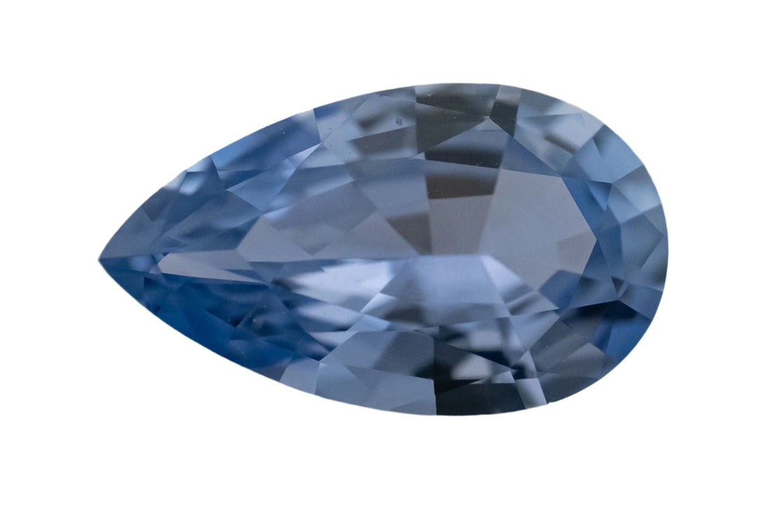 1.33 CT Pear Cut Blue Sapphire - Lavender Creek Gems 