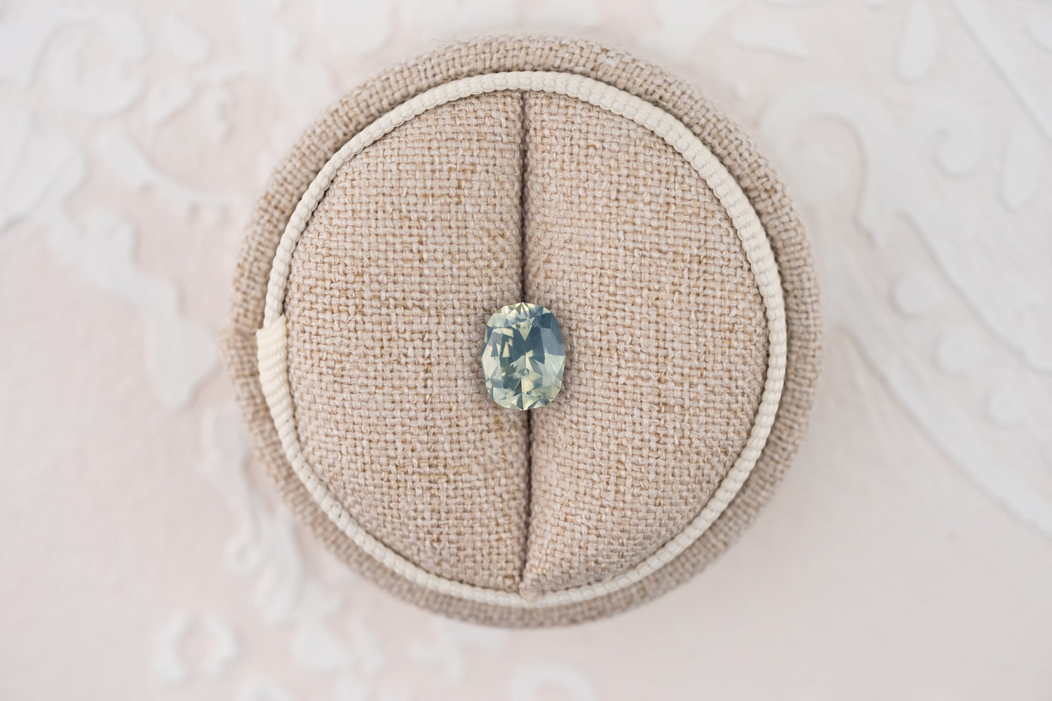 2.16 CT Cushion Cut Opalescent Blue/Teal Sapphire - Lavender Creek Gems 