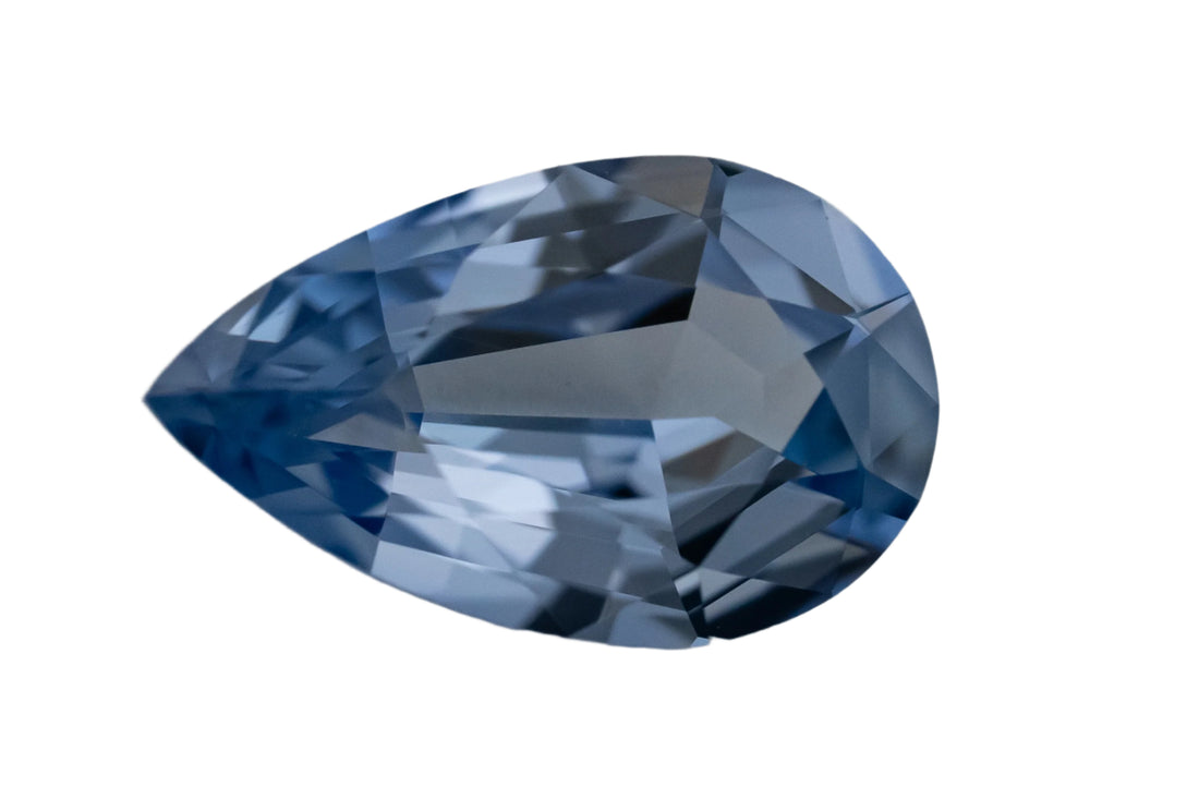 1.62 CT Pear Cut Blue Sapphire - Lavender Creek Gems 