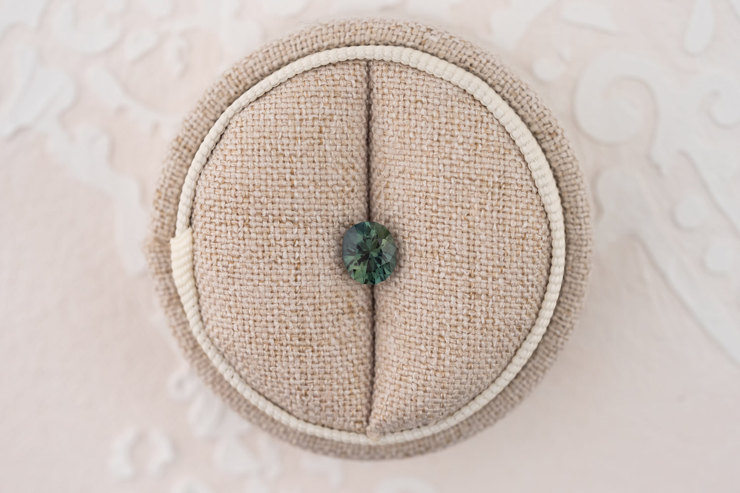 1.28 CT Oval Teal Sapphire - Lavender Creek Gems 