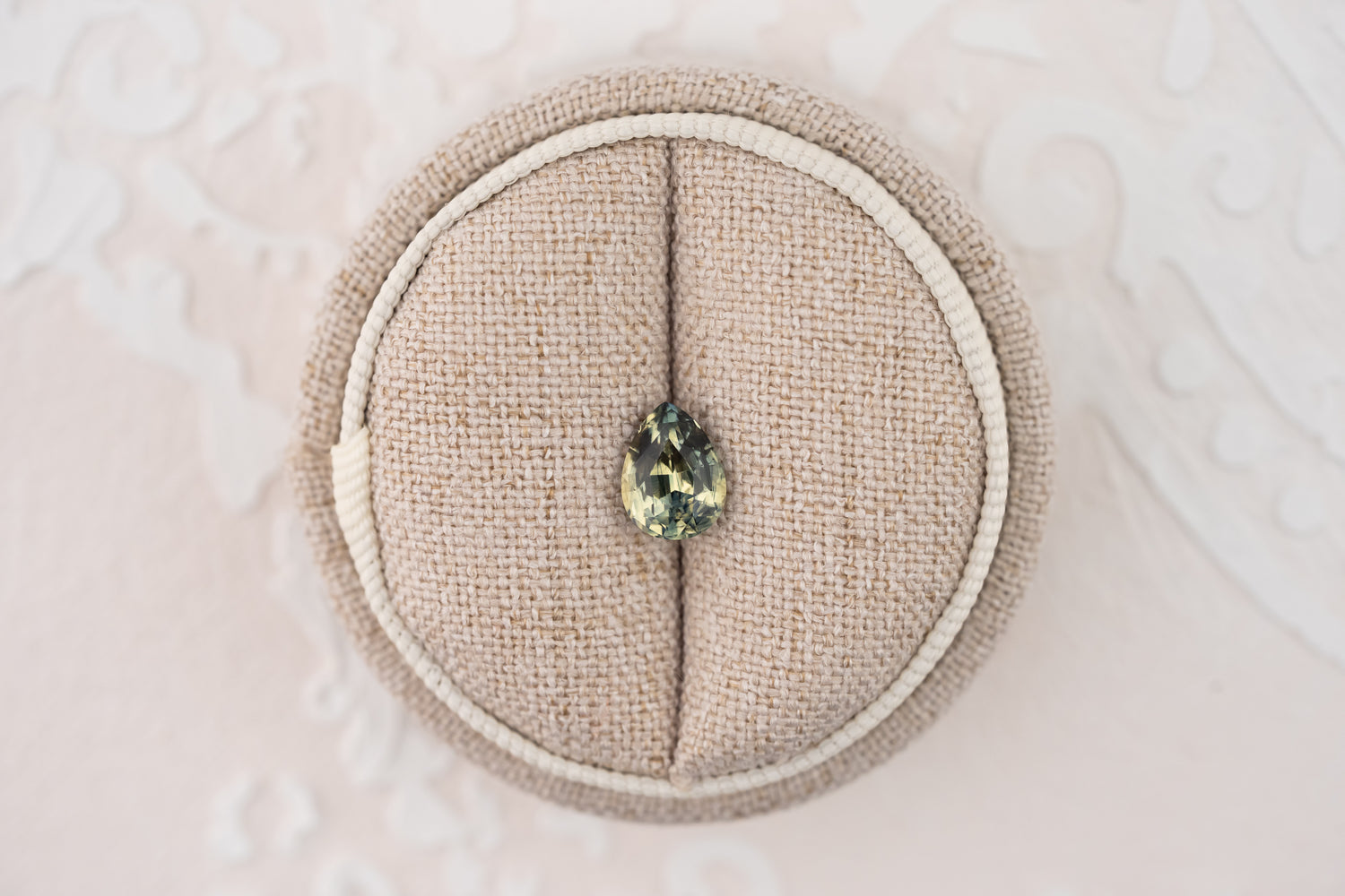 1.76 CT Pear Cut Parti Sapphire - Lavender Creek Gems 