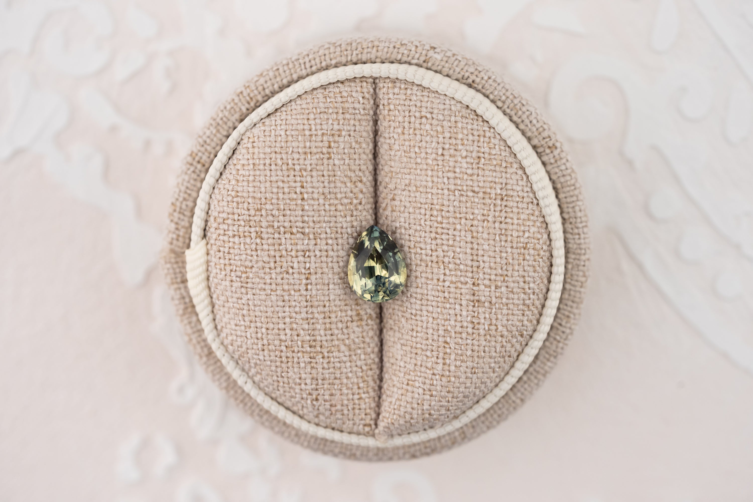 1.76 CT Pear Cut Parti Sapphire - Lavender Creek Gems 