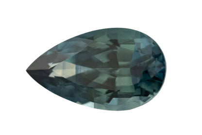 1.99 CT Pear Cut Teal/Navy Blue Sapphire