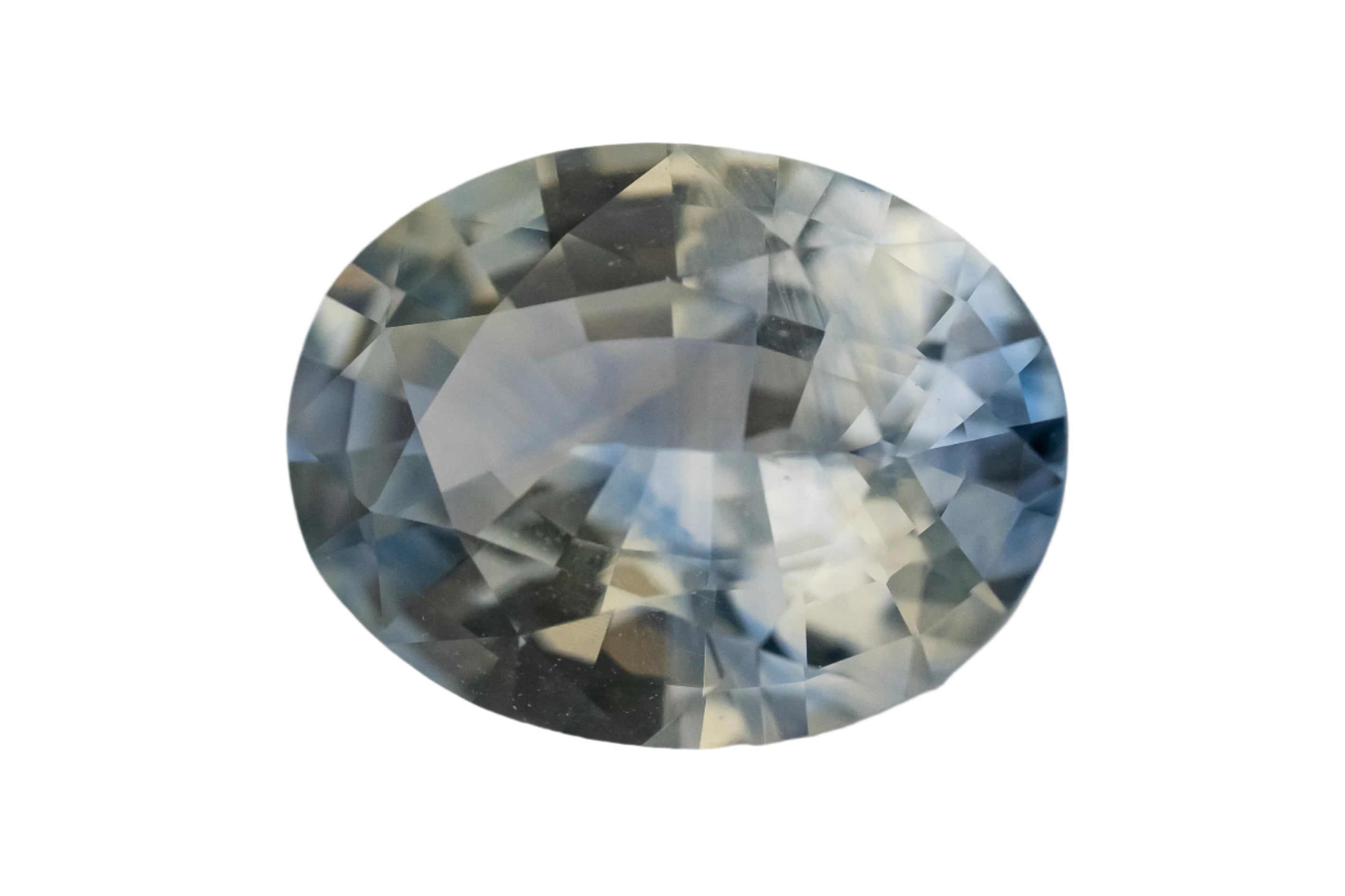 2.71 CT Oval Cut Bicolor Sapphire