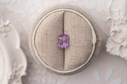 2.72 CT Rectangular Starbrite™ Cut Pink Sapphire