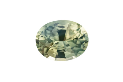 0.84 CT Oval Cut Bicolor Sapphire
