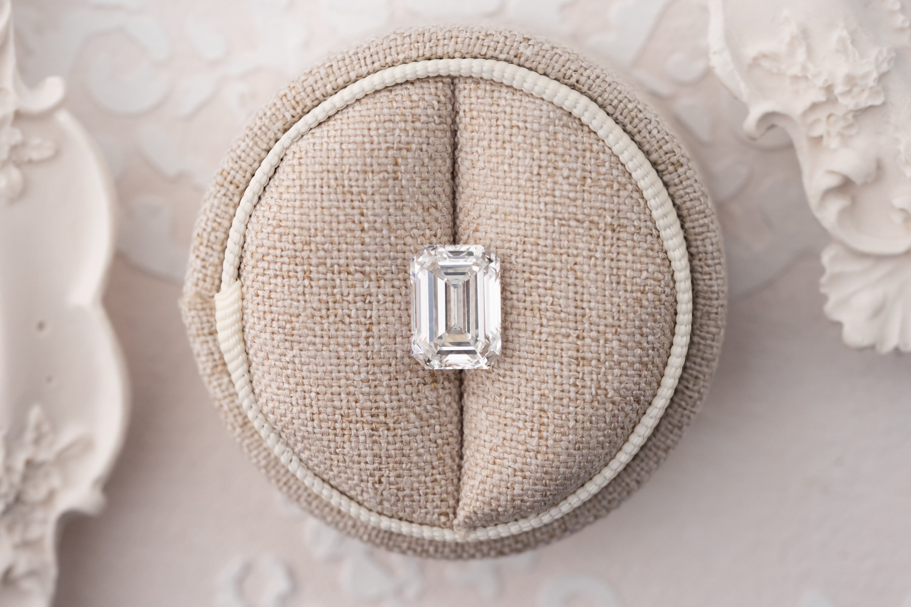 4.06 CT Lab Created Emerald Cut Diamond