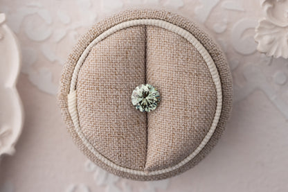 1.6 CT Lab Created Round Cut Light Green Diamond