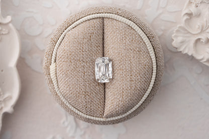 2.59 CT Lab Created Scissor Cushion Cut Diamond