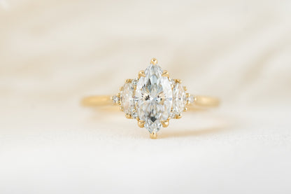 The Maren Ring | Marquise Diamond - Lavender Creek Gems 