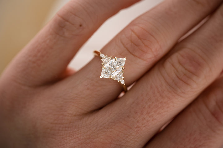 The Maeve 1 CT Marquise Diamond Ring