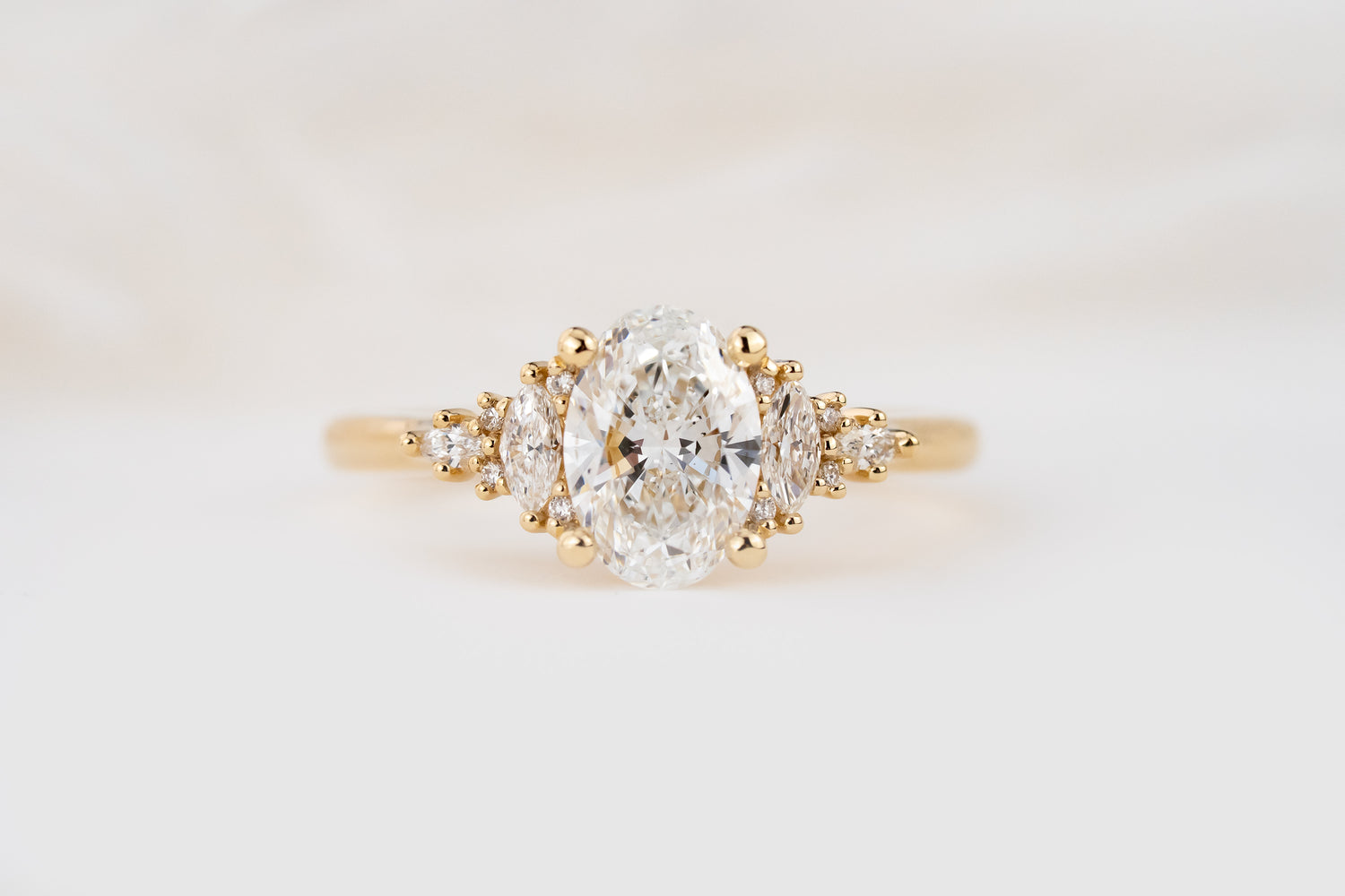 The Maeve Ring | 1 CT Oval Diamond | Size 6 - Lavender Creek Gems 