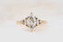 The Maeve Ring | 1 CT Marquise Diamond | Green Sapphire Accents | Size 5.5 - Lavender Creek Gems 