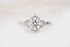 The Naevia Ring | 1 CT Round Diamond | Size 5.5 - Lavender Creek Gems 
